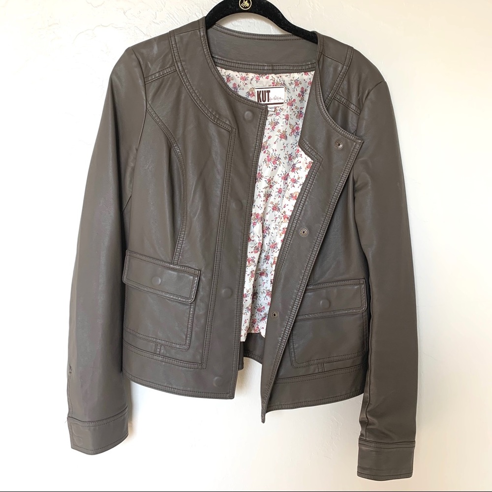 KUT vegan leather jacket